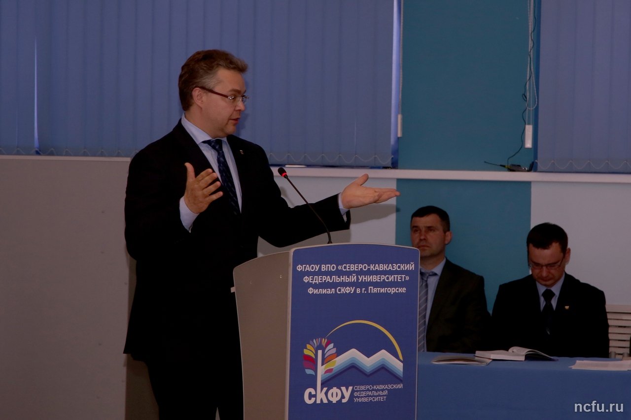 На базе ИСТиД СКФУ под председательством губернатора Ставропольского края состоялось заседание Совета молодых депутатов