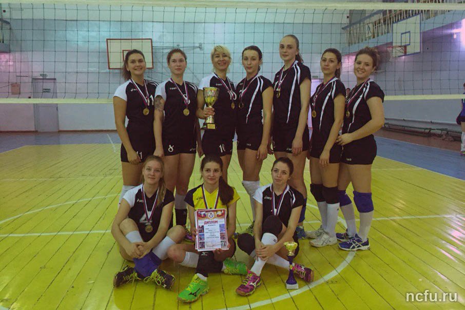 Сборная СКФУ – чемпион края по волейболу