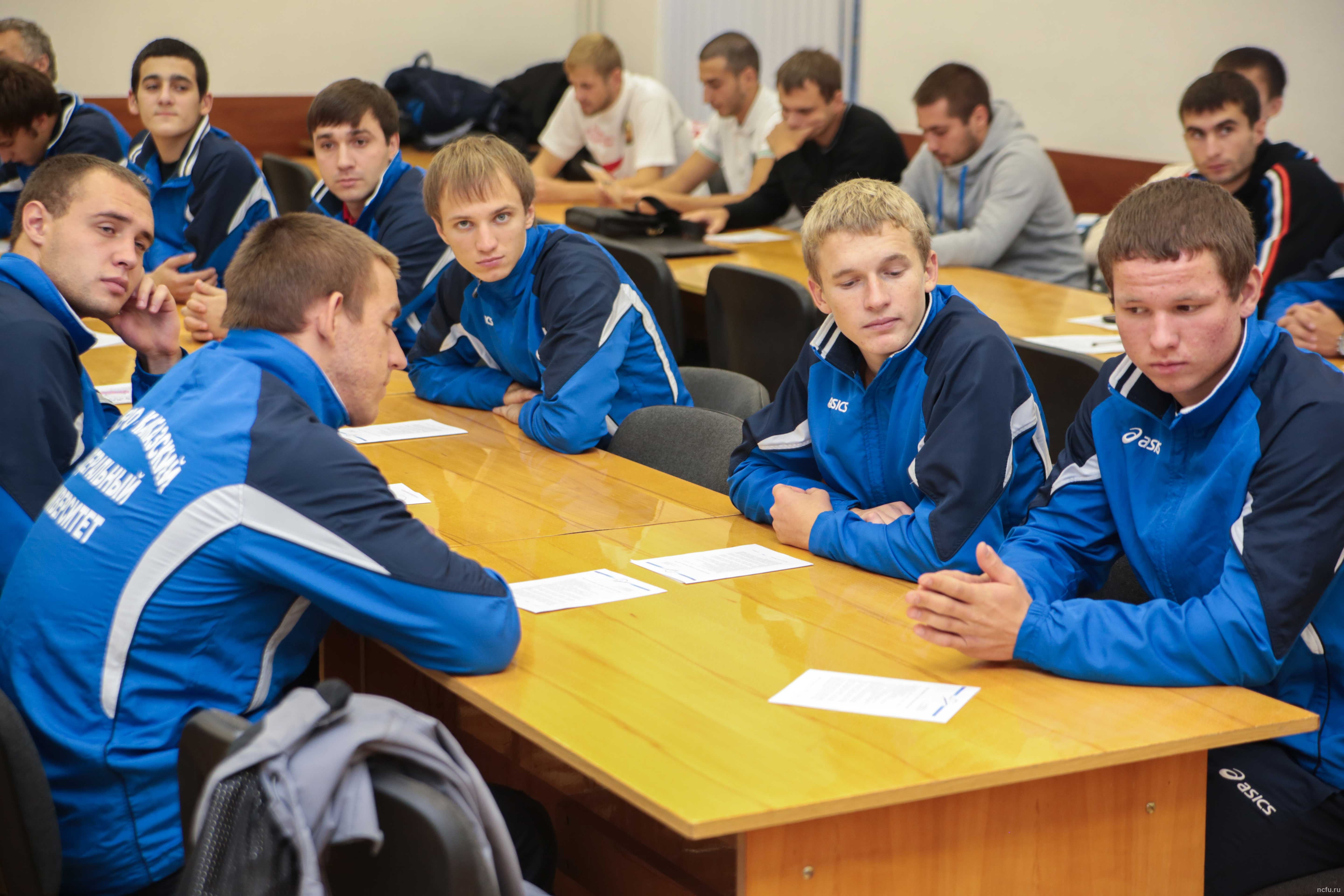 Сборную СКФУ проводили на IV Фестиваль студенческого спорта