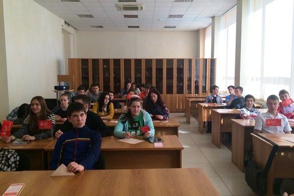 Курс открытых патриотических уроков проводятся в Лицее СКФУ