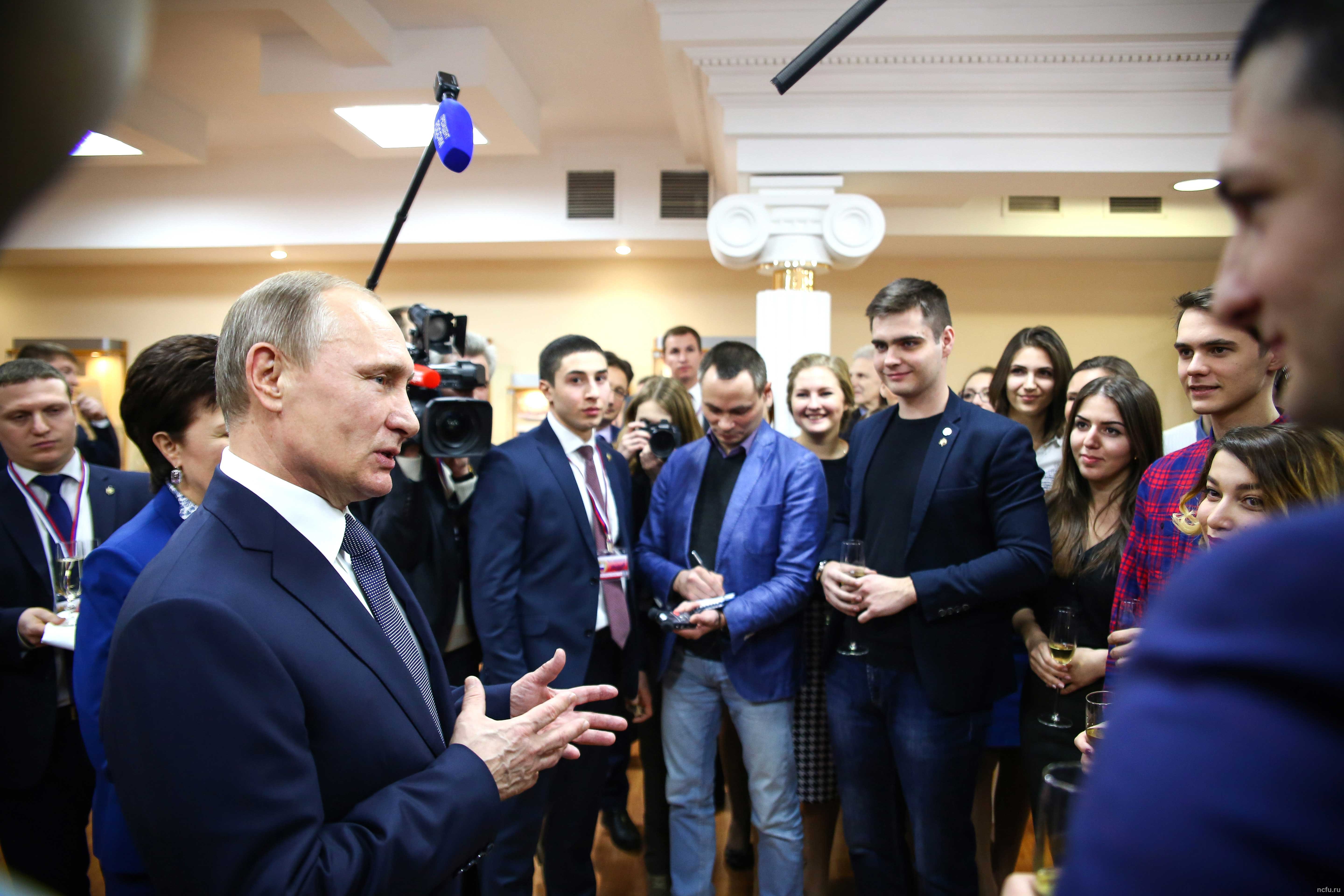 Владимир Путин поздравил студентов СКФУ с Днём Татьяны