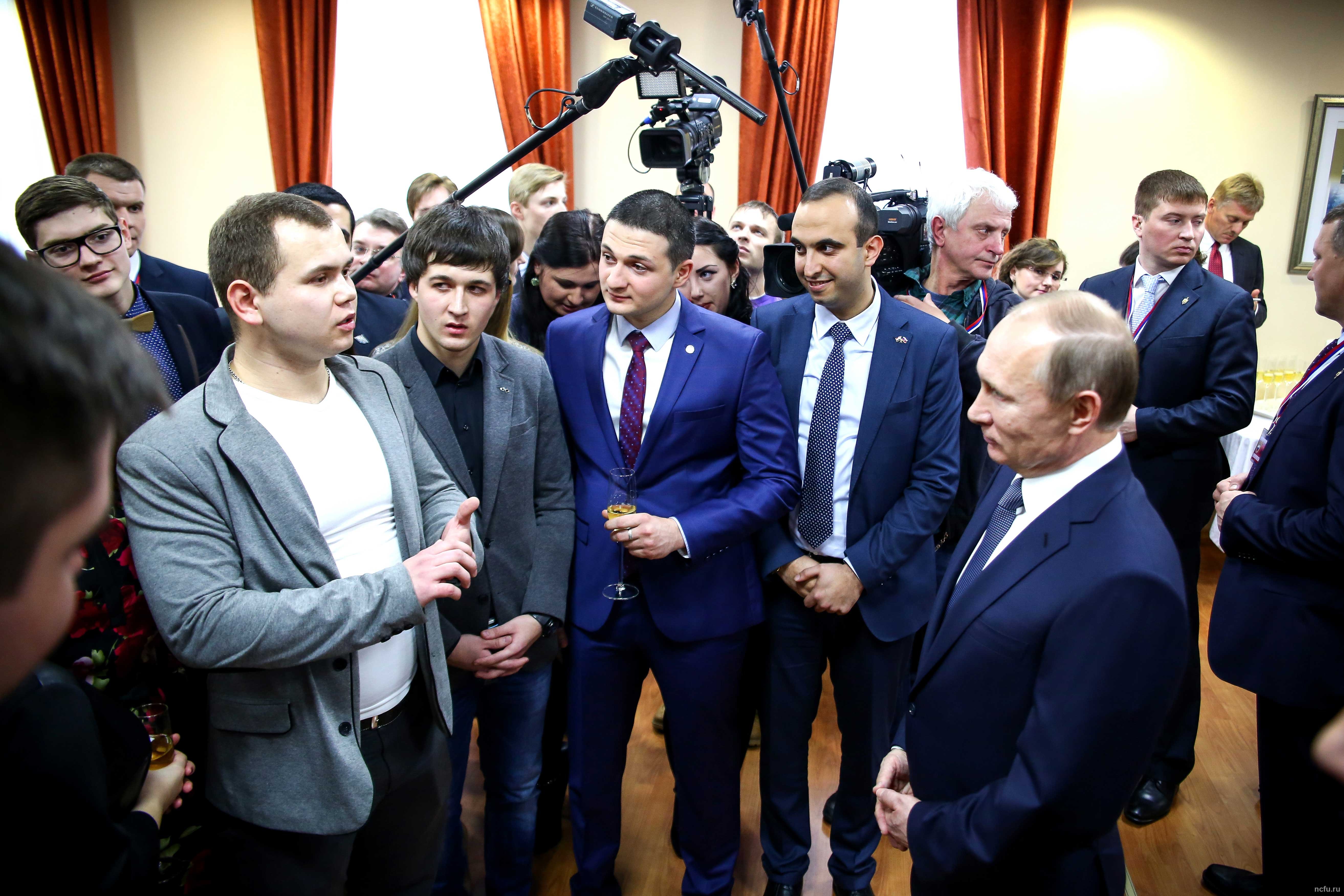 Владимир Путин поздравил студентов СКФУ с Днём Татьяны