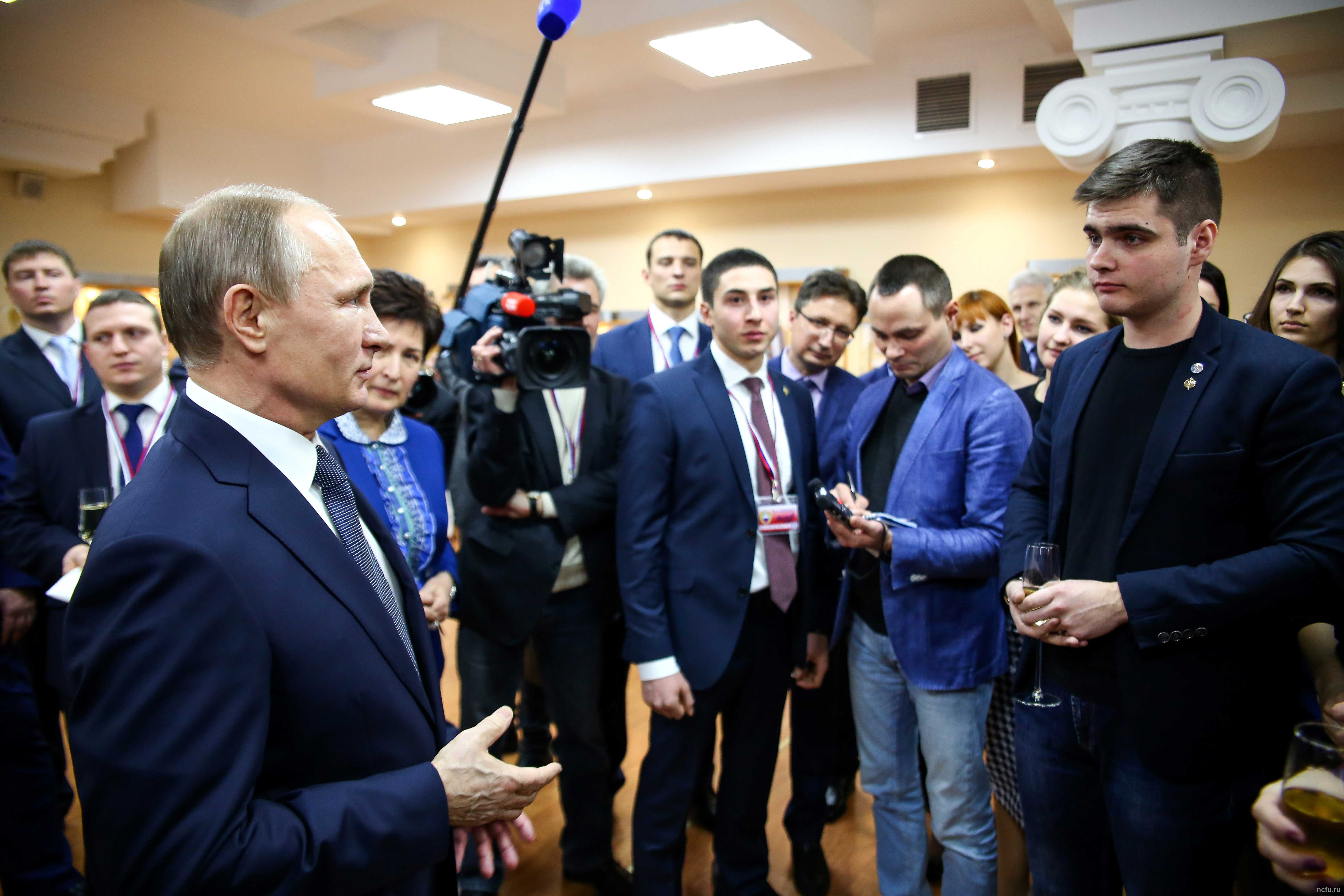 Владимир Путин поздравил студентов СКФУ с Днём Татьяны