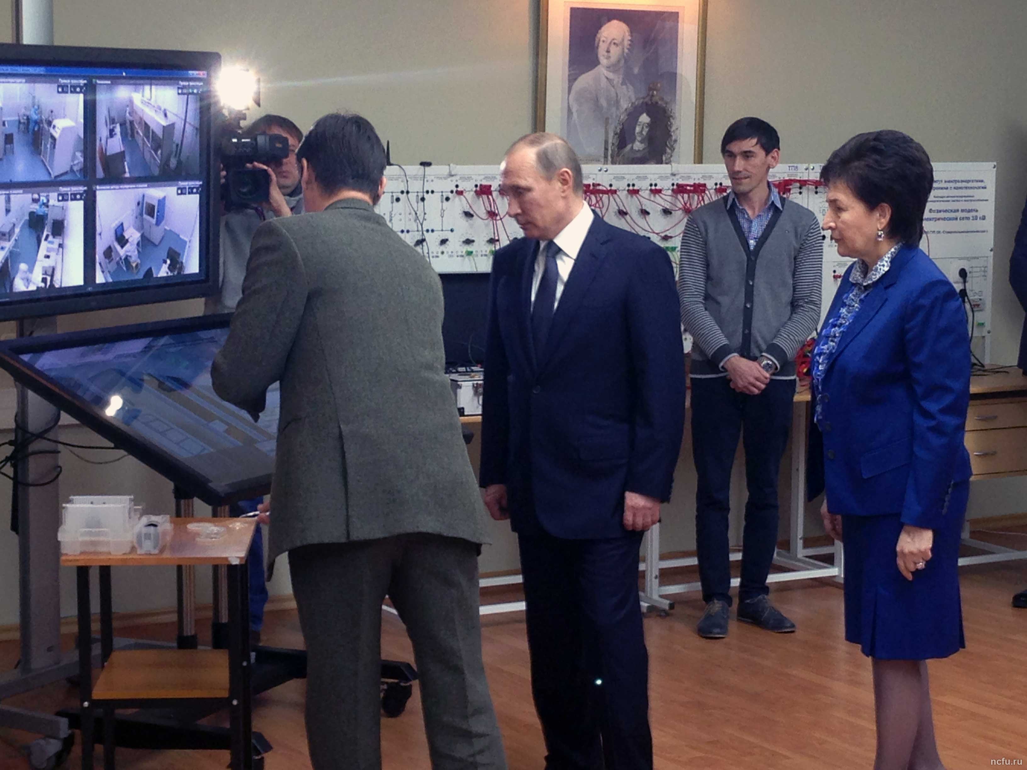 Владимир Путин поздравил студентов СКФУ с Днём Татьяны