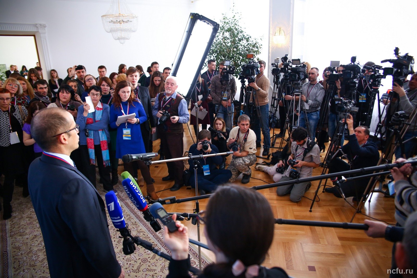 Руководство СКФУ выступило на Межрегиональном форуме ОНФ