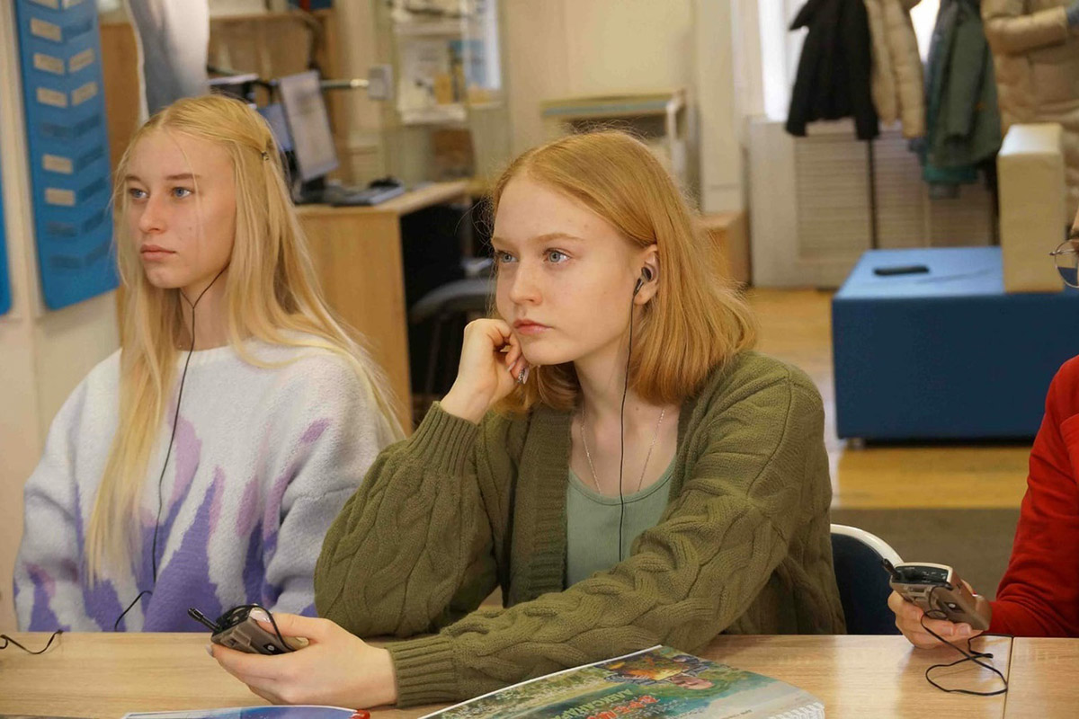 Studenty SKFU – uchastniki master-klassa «Volshebnyj tiflokomm» ncfu ru 02