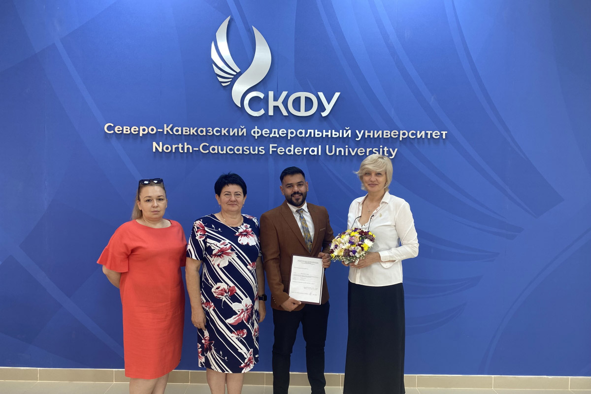 Выпускник СКФУ представил проект энерго-ресурсосберегающей технологии