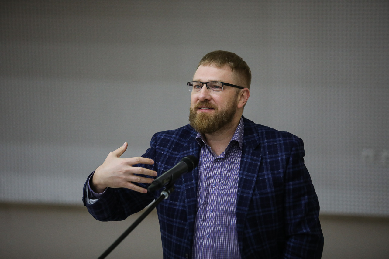 Александр Малькевич пообщался с будущими журналистами Александр Малькевич пообщался с будущими журналистами