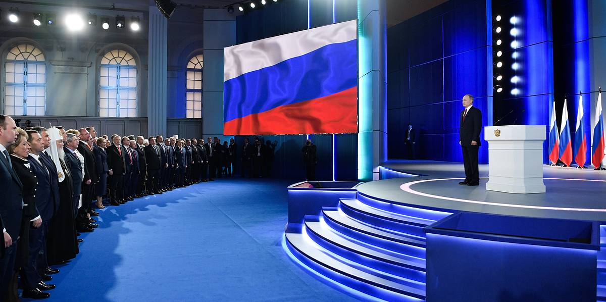 Послание Президента России Федеральному Собранию. Фото: Алексей Никольский/пресс-служба президента РФ/ТАСС