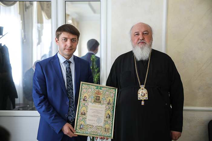 Ректор СКФУ награжден Архиерейской грамотой 