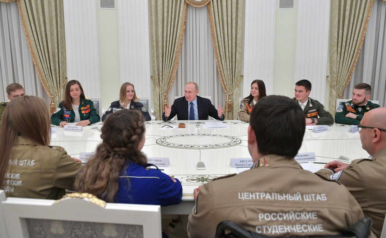 Студентка СКФУ стала участником встречи с Владимиром Путиным